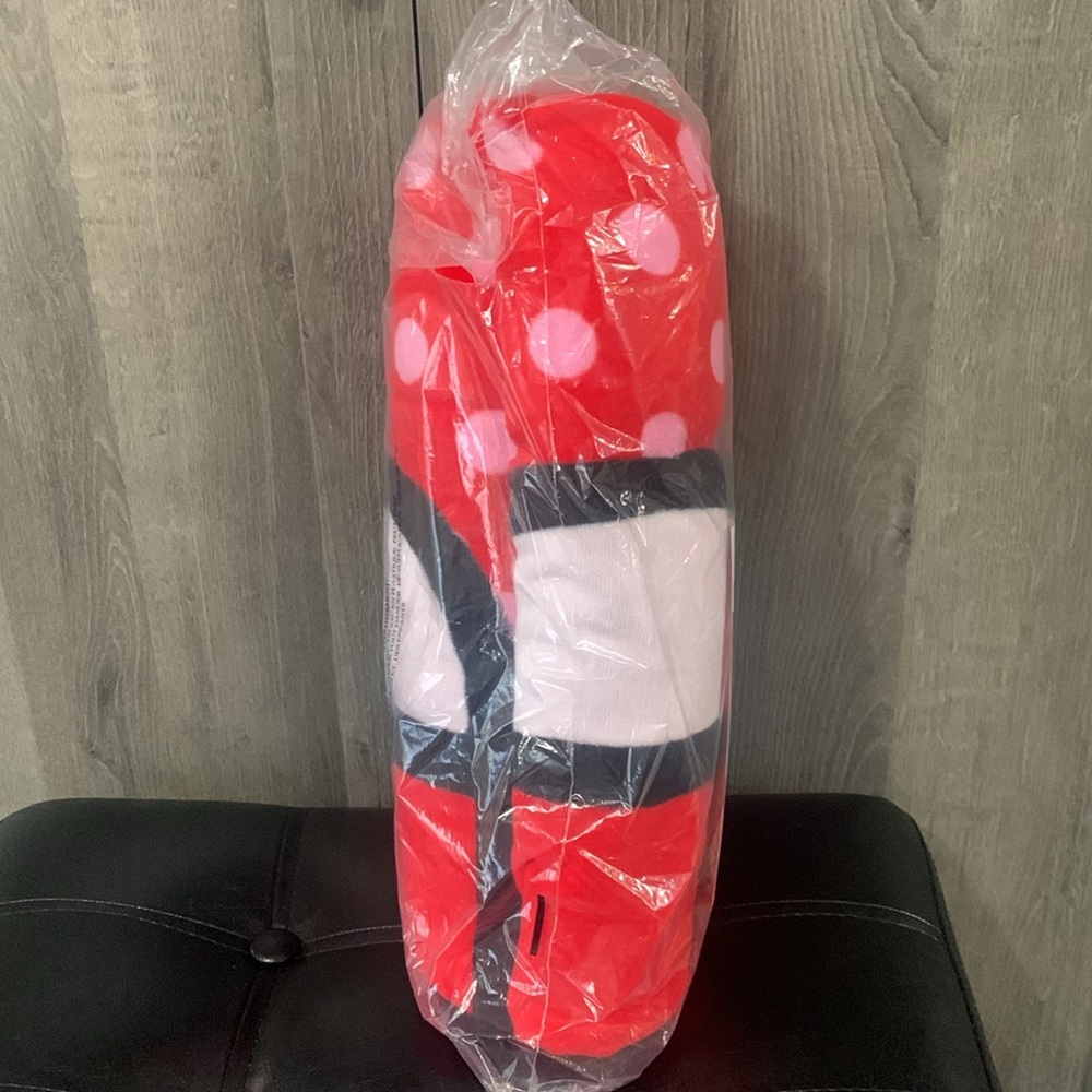 New Hello Kitty Red With Pink Polka Dots Large 34" x 64" Cotton Beach Towel - Picture 4 of 8